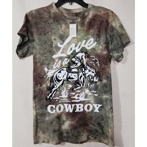 Love is a cowboy women's shirt